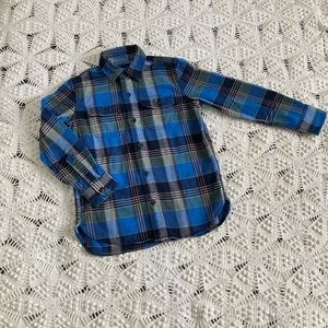 GapKids Button Down Shirt Top Flannel Size 8 (M)